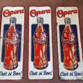 Vintage metal Opera advertising sign  - 4