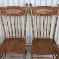 Set of 4 press-back chairs  - 2