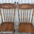 Set of 4 press-back chairs  - 3