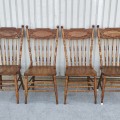 Set of 4 press-back chairs  - 5