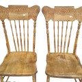Set of 4 pressback chairs  - 2