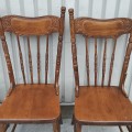 Set of 4 press-back chairs  - 2