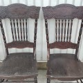 Ensemble de 4 chaises à dossiers pressés pressback - 3