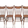 Set of 4 press-back chairs  - 1