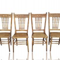 Set of 4 pressback chairs  - 1