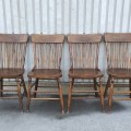 Ensemble de 4 chaises antiques  - 4