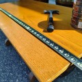 Wooden barrel chairs and table  - 3