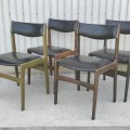 Ensemble de 4 chaises mid-century modern  - 3