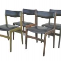 Ensemble de 4 chaises mid-century modern  - 1