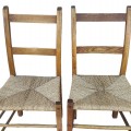 Set of 4 rustic chairs  - 3