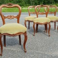 Set of 4 Victorian chairs (3 chairs remaining) - 1