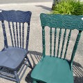 Ensemble de 5 chaises pressback - 4