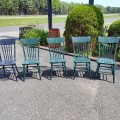 Ensemble de 5 chaises pressback - 5