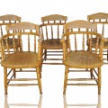 Set of 5 tavern chairs  - 1