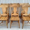 Set of 6 pressback chairs - 4