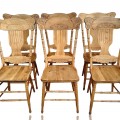 Set of 6 pressback chairs - 1