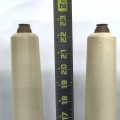 Set of 6 wooden truned candlestick - 4