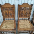 Ensemble de 8 chaises antiques, voir autres photos pour condition (entrepôt)  - 6