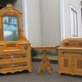 Commode and washstand set, chest of drawers - 1