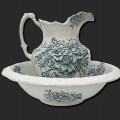 Porcelain pitcher and bowl  - 1