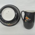  Rubian art pottery England pitcher and bowl  - 2