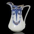 Ensemble de pichet et bol à eau, vaisselle flow blue  - 2