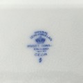 Ensemble de pichet et bol à eau, vaisselle flow blue  - 5