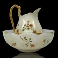 Set of water pitcher set signed Giraud, Limoges - 1