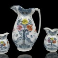 Nice art nouveau pitcher and bowl wash set dishes  - 3