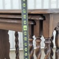 Ensemble de tables dite gigogne, style Jacobin  - 3