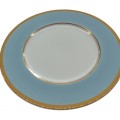 Incomplete blue dinnerware set - 2