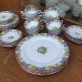 Set of vintage Paragon dishes set for 6 persons - 4