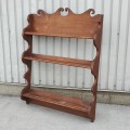Étagère murale chantournée pour assiettes décoratives (reproduction) - 4