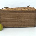 Exceptionnel panier tressé Amérindien, couvercle bombé, Ouest Canadien  - 6