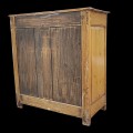 18th century Quebec 4 raised panels pine buffet, Wooden pegs assembly - 6