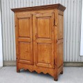 Stellar mid 18th century Louis XIII armoire, 8 raised panels, nice skirt - 13