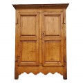 Stellar mid 18th century Louis XIII armoire, 8 raised panels, nice skirt - 3