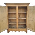 Stellar mid 18th century Louis XIII armoire, 8 raised panels, nice skirt - 4