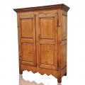 Stellar mid 18th century Louis XIII armoire, 8 raised panels, nice skirt - 1