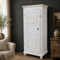 Antique 2 doors 18th century cupboard, has been restored one door ''bonnetiere'' armoire  - 2