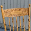 Fautauilt berçant, chaise berçante avec dossier pressé ''press-back'' - 2