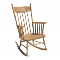 Fautauilt berçant, chaise berçante avec dossier pressé ''press-back'' - 1