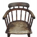 Fauteuil, chaise capitaine de type smoker's bow - 2