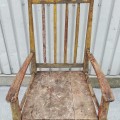 Fauteuil provenant de Charlevoix, siège remplacé il y a longtemps - 2