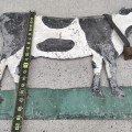 Antique metal cow weahtervane  - 3