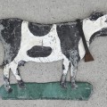 Antique metal cow weahtervane  - 5