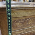 Glacière en chêne avec motifs pressés - 6