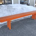 Grand banc de 8 pieds de long  - 4