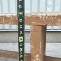 Grand banc de galerie avec piétement à traverse - 4