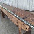 Long wooden bench  - 2